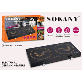 Cuiseur à infrarouge électrique, appareil de cuisine domestique, cuiseur à Induction avec 2 brûleurs