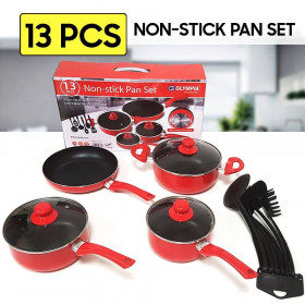 13 Pièces dans un ensemble En Acier Inoxydable Ustensiles de cuisine Casseroles