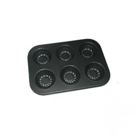 Mini moule - 6 parts - NOIR