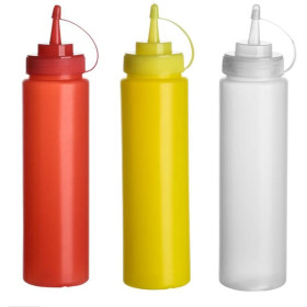 Bouteilles de distributeurs pour Le Ketchup Moutarde Mayonnaise chaude sauces