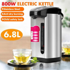 Thermos à pompe 6.8 L avec fermeture de sécurité et poignée de transport