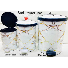 Poubelles 3pièces