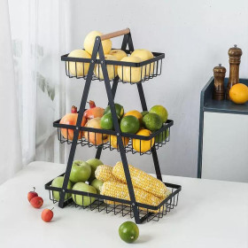 Panier A Fruits  , Grande Corbeille 3 Niveaux