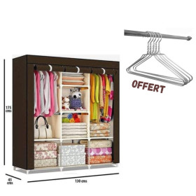 Armoire en tissu 3 battants