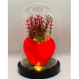 Rose Eternelle Saint Valentin LED Soie Artificelle Livraison gratuite