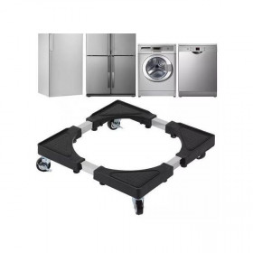 Support pour frigo avec roues -gris