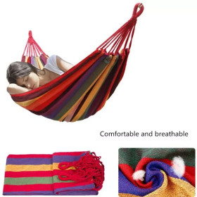 Hammacs Suspendu Balançoire Portable pour Les Voyages de randonnée en Plein air à l'intérieur