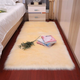 Tapis en Fausse Fourrure, avec Facile à Nettoyer, Rectangle