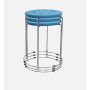 Tabouret de chaise rond en plastique type en fer