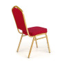 Chaise VIP en rouge doré
