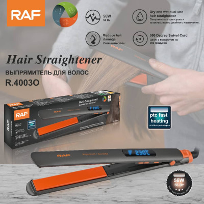 Fer À Lisser, Lisseur Vapeur Cheveux Professionnel 3 En 1 Avec Plaque En Céramique Vaporisateur
