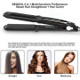 Fer À Lisser, Lisseur Vapeur Cheveux Professionnel 3 En 1 Avec Plaque En Céramique Vaporisateur