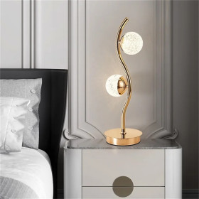 Lampe de Table Moderne pour Salon Table de Chevet Lampe de Table d'appoint avec Abat-Jour