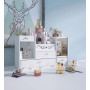 BOÎTE À COSMÉTIQUES EN BOIS ET PLASTIQUE