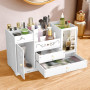 BOÎTE À COSMÉTIQUES EN BOIS ET PLASTIQUE