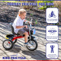 Vélo avec pneus pneumatiques – Tricycle pour enfants pour tout-petits avec panier