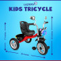 Vélo avec pneus pneumatiques – Tricycle pour enfants pour tout-petits avec panier