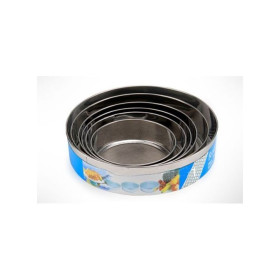 Tamis ou Passoire Ronde - Acier inoxydable - Set de 6