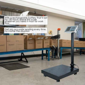 Balance Electronique Pliable avec Plateforme Numérique Capacite de 300KG