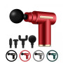 Pistolet Massage 6 Vitesses - Massage électrique - Rouge