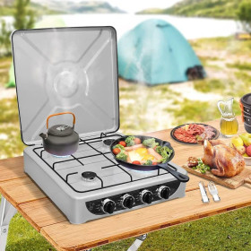 Réchaud Camping Gaz 4 Feux, 6.2 kilowatts Réchaud Extérieur