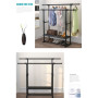 Porte-vêtements à double tige, porte-vêtements à double