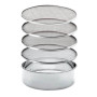 Tamis interchangeable 4 en 1 en acier inoxydable