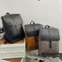 Sac à dos pour ordinateur portable en simili cuir Marron