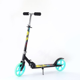 Trottinette pour adultes, adolescents, pliable, léger, réglable,  charge maximale de 100 kg