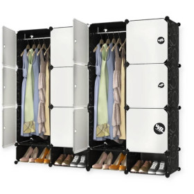 Armoire penderie - Armoire système d'étagère Stand étagère