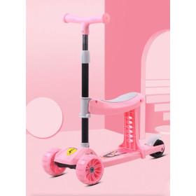 Acaht _  Scooter enfants pliable 3 roues hauteur réglable