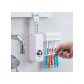 DISTRIBUTEUR De dentifrice avec support  brosse a dents