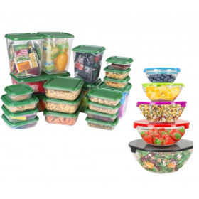 Ensemble bols 17 pièces + lot de 5 bols en verres offerts