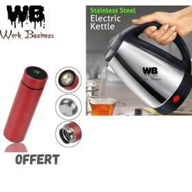 Achat _ Bouilloire Electrique (2 Litres) Inox + Thermos température offert
