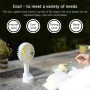 Achat _ Mini Ventilateur USB Portable, Ventilateur portatif Rechargeable