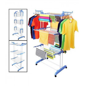 Achat _ Sèche Linge Pliable – 40 Kg – Bleu/Blanc