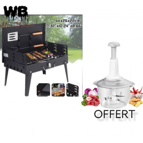 Achat _ Grille Barbecue à Charbon   plus Hachoir Offert