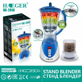 Achat _ Mixeur 1.5 Litres -  2 IN 1 Haeger