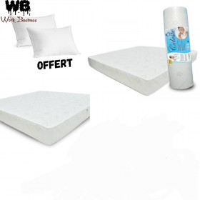 Achat _ MATELAS ORTHOPÉDIQUE  3 places Plus Oreillers Offert