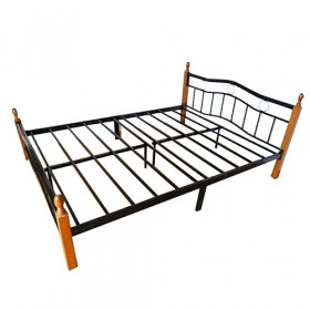 Vente _  Lit en Fer Forgé 2 Places - 140 x 190 - Bois et Fer