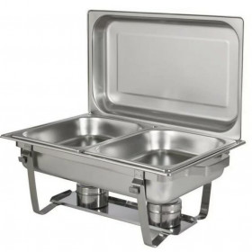 Achat _ Chafing Dish - Chauffe-Plats avec Bac à Eau Couvercle en Acier Inoxydable 11 Litres