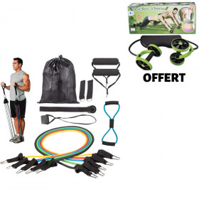 Achat _ Set de 11 Pieces Bandes de Résistance de Gym, Exercice, Yoga,